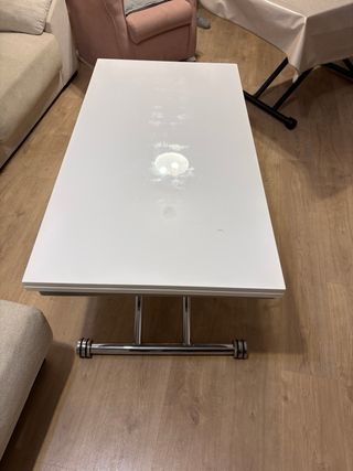Mesa auxiliar Salón abatible + Cristal