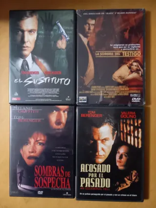 4 Películas DVD Tom Berenguer + 1 GRATIS