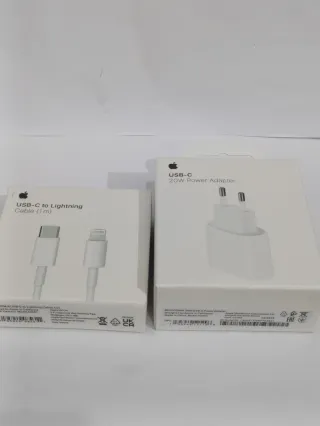 Cargador iPhone Apple 20W y Cable Lightning