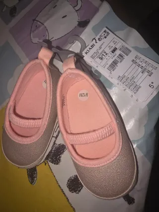 Zapatillas bebé Kiabi rosa 9/12 meses