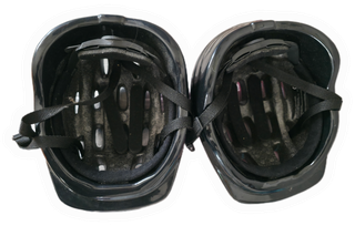 2 Capacetes Criança Azul e Rosa