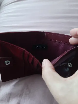 Cartera Misako burdeos