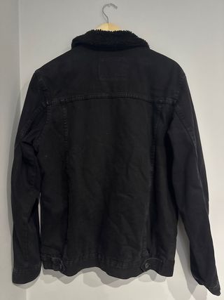 Campera Jean Negra Zara Talle L