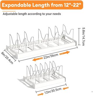 Porta pentole/coperchi espandibile 29X55 HB056