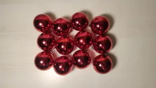 30 Palline Natale Rosse