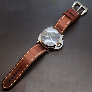 Correa artesanal de piel para reloj Panerai, Casio