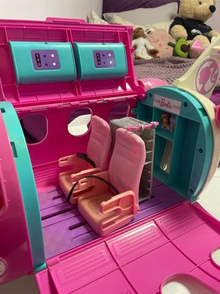 Avión de Barbie Rosa