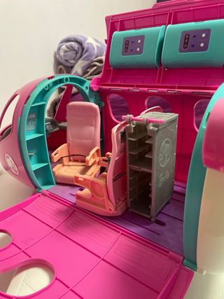Avión de Barbie Rosa
