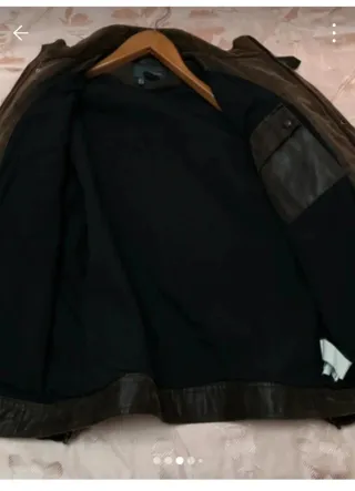 Cazadora Zara Hombre Marrón