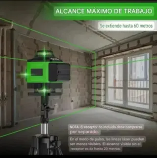 Nivel Láser 4D 16 Líneas Trípode Accesorios