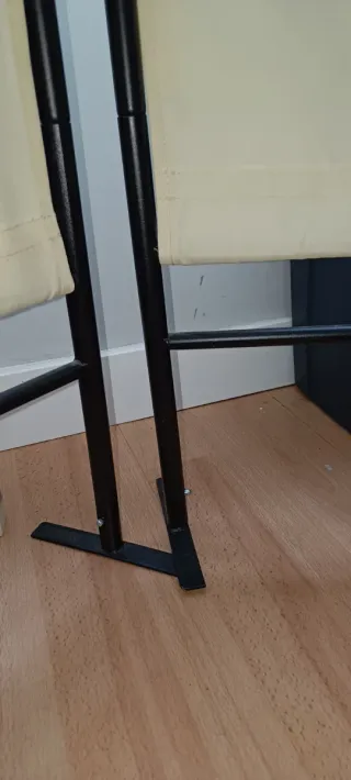 Biombo Deuba Lucca Beige/Negro 180x163