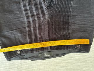 Conjunto traje de pana negro Mango