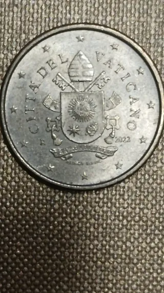 Moneda 50 céntimos Vaticano 2022