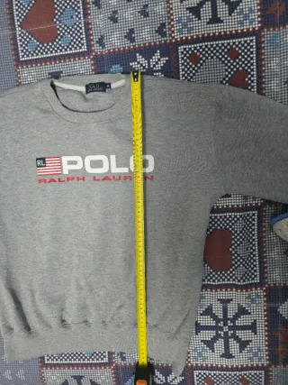 Sudadera Ralph Lauren Niño Talla M Gris