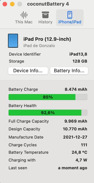 iPad Pro 12.9 5a Gen 128GB WiFi + Teclado