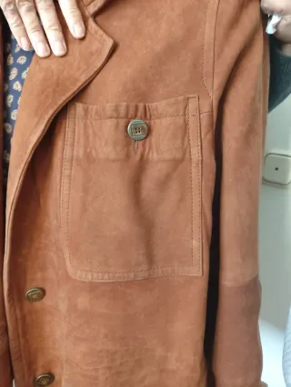 Chaqueta ante marrón talla 42