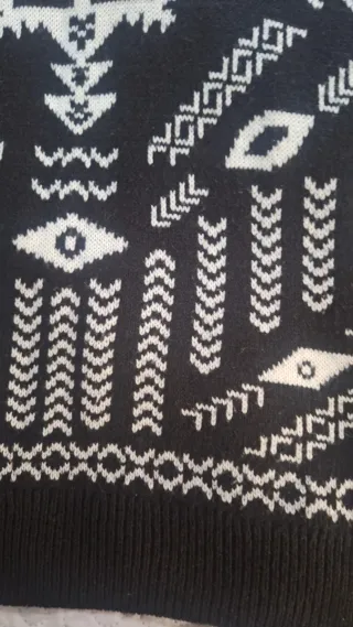 Chaqueta H&M Punto Étnico Talla XS