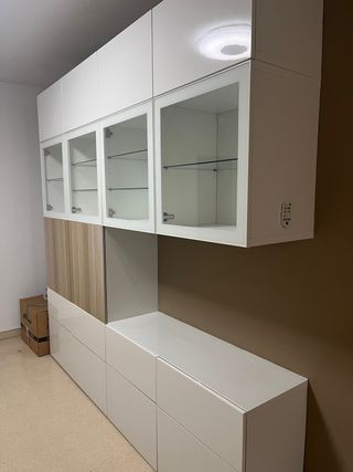 Mueble Salón IKEA BESTÅ Grande Vitrinas