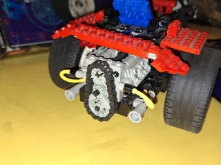 Lego Technic 8857 Moto Chopper Caja e Instrucc.