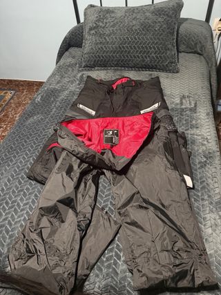 Pantalón Cordura Bela Negro/Rojo