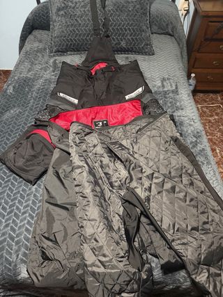 Pantalón Cordura Bela Negro/Rojo