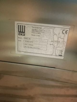 Horno eléctrico bandejas gastrom Eka con campana