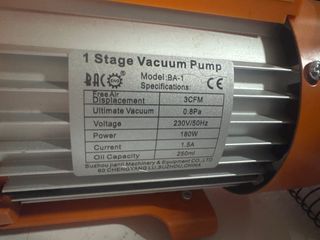 Bomba de Vacío BACOENG 85L/m