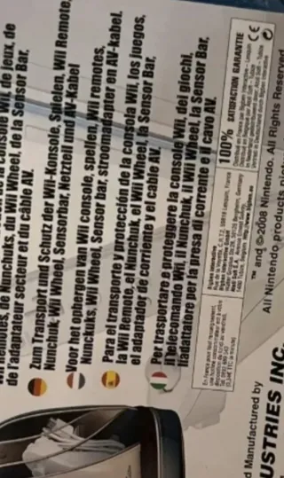 Oferta.Nuevo.Oficial Nintendo.Bolso transporte Wii