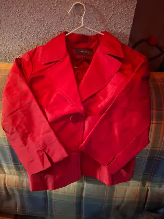 Chaqueta corta roja Trucco Talla xl