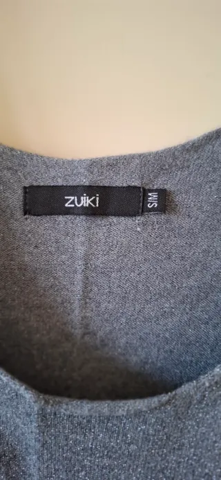 Canotta lamé Zuiki argento