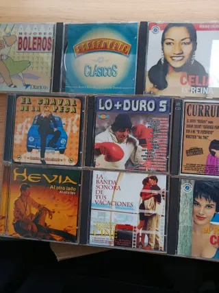 Lote CDs Música: Boleros, Jazz, Latino, Flamenco