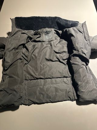 Abrigo acolchado Zara negro mujer