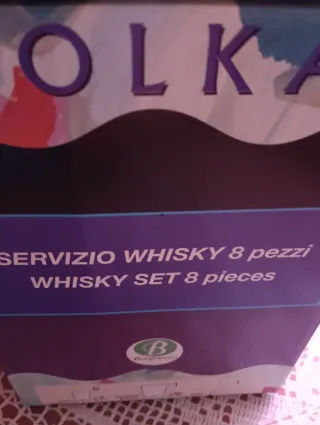 Juego cubitera y vasos de cristal