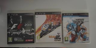 PS3 Sony con caja, juegos y mando