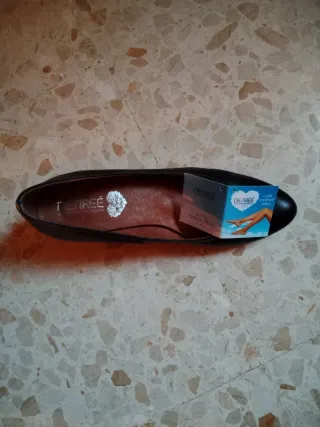 Zapatos Desireé Piel Negros Talla 41