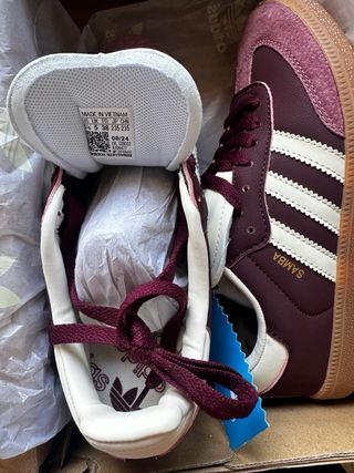 Adidas Samba Marrón y Rosa