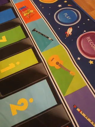 Alfombra musical infantil con sonidos