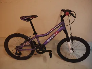 Bicicleta Morada B-PRO Infantil