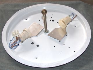 Plafoniera artigianale in madreperla molto rara.