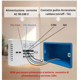 Cronotermostato WiFi