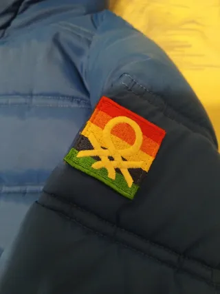 Chaqueta abrigo niño azul y rojo
