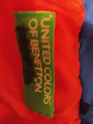 Chaqueta abrigo niño azul y rojo