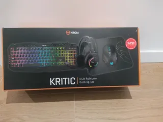 Kit Gaming teclado, ratón y auriculares