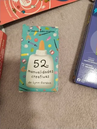 Lote juegos 7-8 años: lotería, libro, cartas