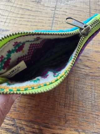 Monedero Cartera de lana Multicolor