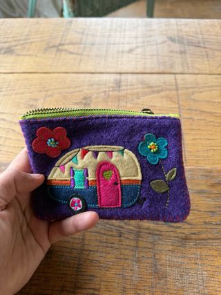 Monedero Cartera de lana Multicolor