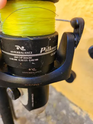 Lote 3 cañas y 3 carretes pesca