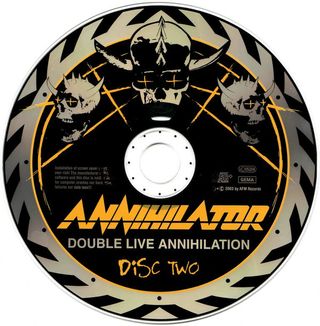 Annihilator – Double Live Annihilation 2 CD 2003