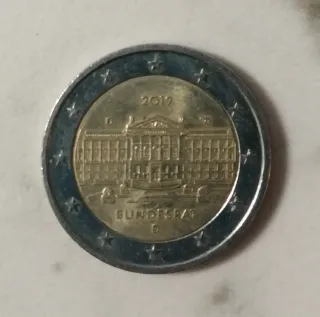 2€ Conmemorativa Alemania 2019. Ceca D.