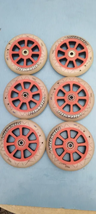 Guías Rollerblade 125mm y Ruedas Lazerwheels